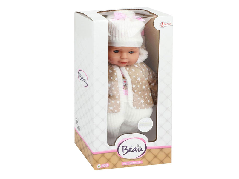 Toi-Toys - Lovely Baby Baby Doll Winter Clothes and Bottle