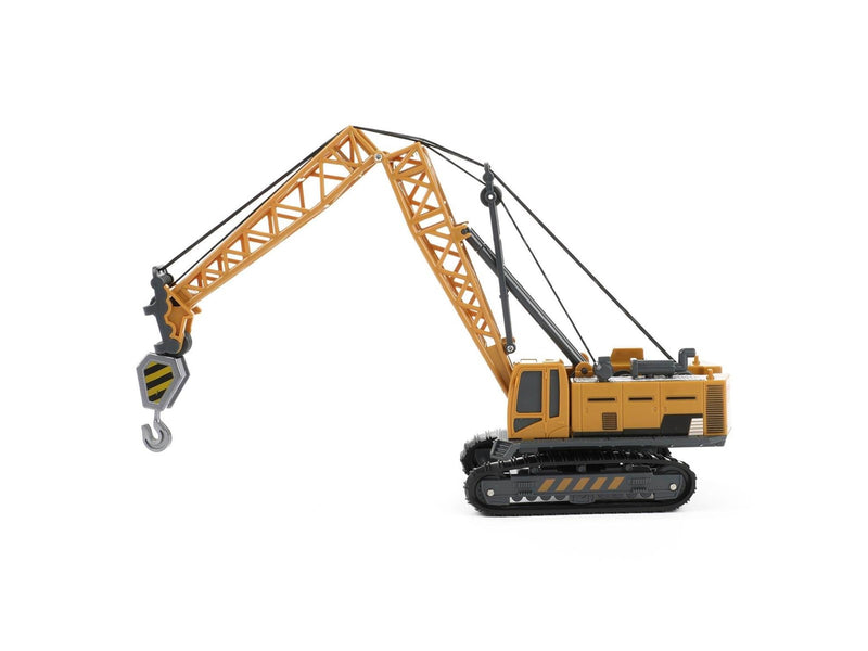 Toi-Toys - METAL Construction vehicle - crane truck with caterpillar tracks 1:55