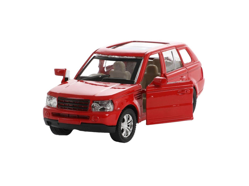 Toi-Toys - Metal Pull-back Car with Caravan 1:48