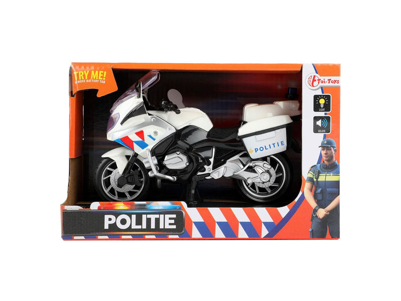 Toi-Toys Police motorcycle Dutch with Light and Sound