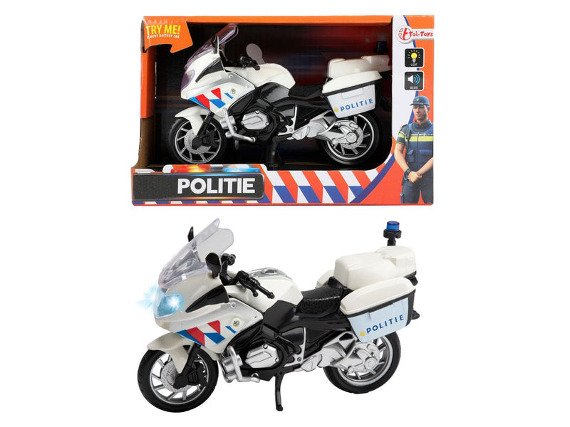 Toi-Toys Police motorcycle Dutch with Light and Sound