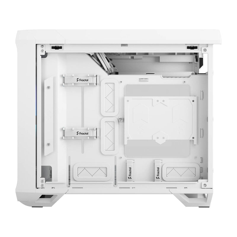 Fractal Design PC Gehäuse Torrent Nano RGB White Mini-ITX TG Light Tint weiß