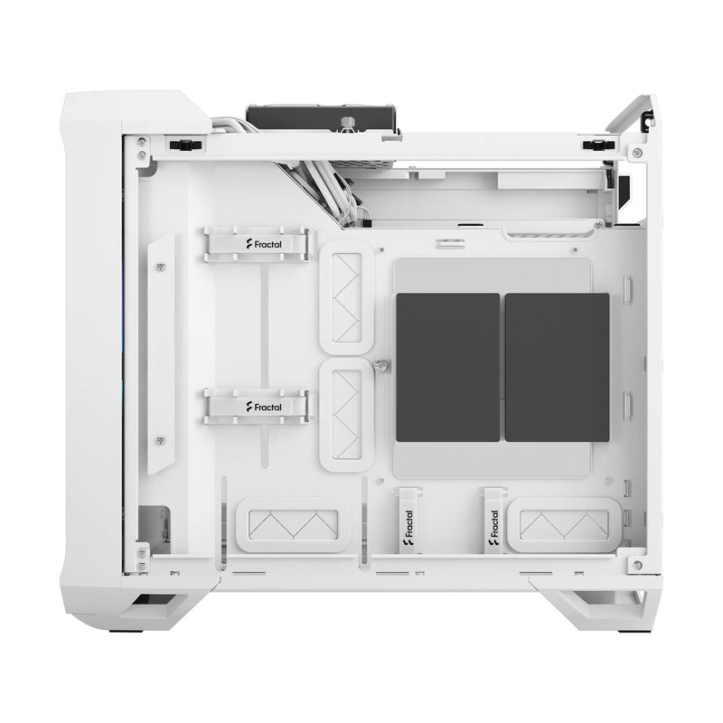 Fractal Design PC Gehäuse Torrent Nano RGB White Mini-ITX TG Light Tint weiß