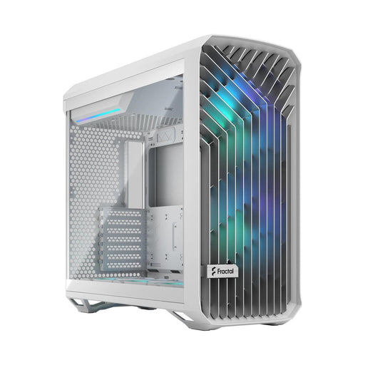 Fractal Design PC Gehäuse Torrent White RGB ATX TG Clear Tint weiß