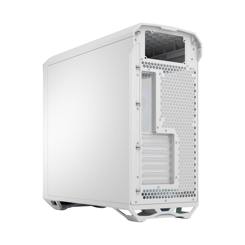 Fractal Design PC Gehäuse Torrent White RGB ATX TG Clear Tint weiß