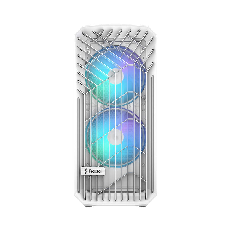 Fractal Design PC Gehäuse Torrent White RGB ATX TG Clear Tint weiß