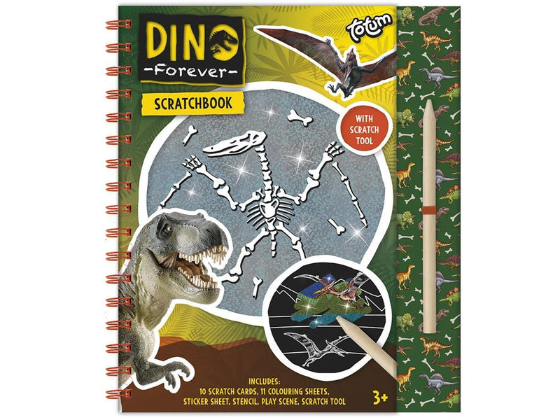 Totum Dino Forever - Scratch Book