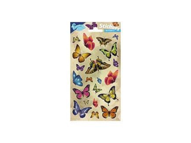 Totum Sticker sheet Glitter - Butterflies