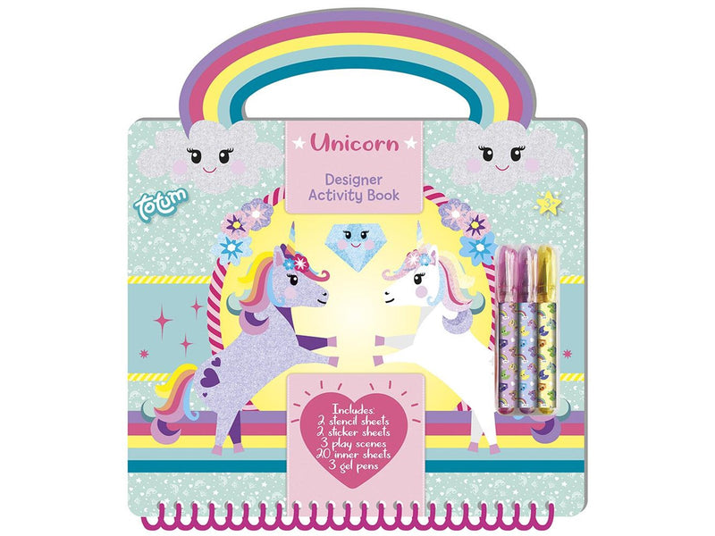 Totum Unicorn - Designer Activity Book