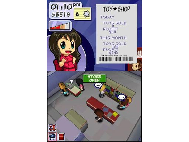 Toy Shop Tycoon - Nintendo DS - Simulator - PEGI 3