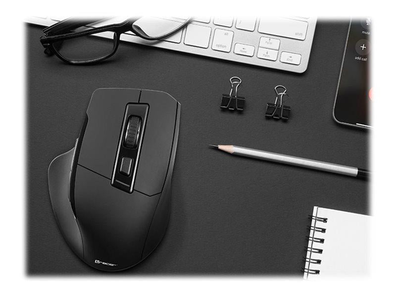 Tracer Cozy - mouse - 2.4 GHz - black - Maus (Schwarz)