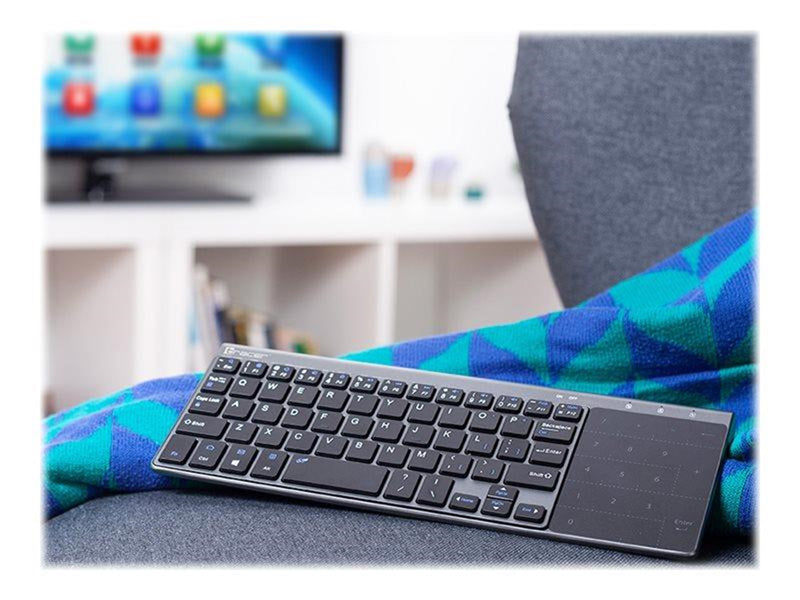 Tracer EXpert - keyboard - with touchpad - Tastatur - Grau