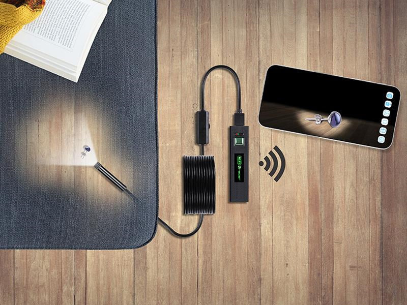 Tracer Endoscope Camera  Hardwire 5M 8MM LED WiFi