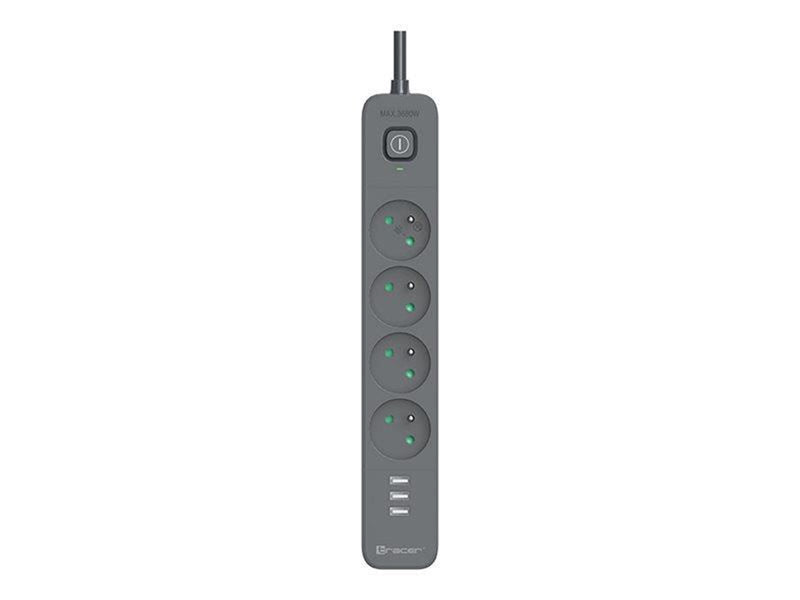 Tracer PowerLine + - power strip - mobile ready - 3680 watt