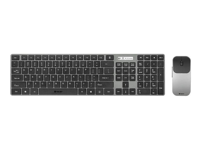 Tracer Set RF Nano - keyboard and mouse set - Tastatur & Maus Set - Grau