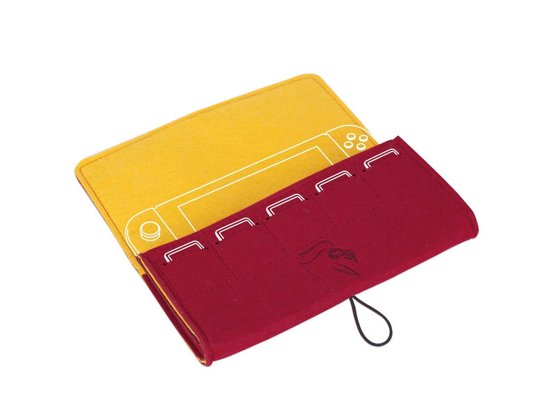 Trade Invaders Harry Potter - Gryffindor Switch Felt Pouch - Red - Miscellaneous Bag - Nintendo Switch