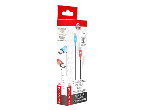 Trade Invaders Switch 2 Charging Cable- Type C to Type C (3m) - Wired Controller Ladekabel