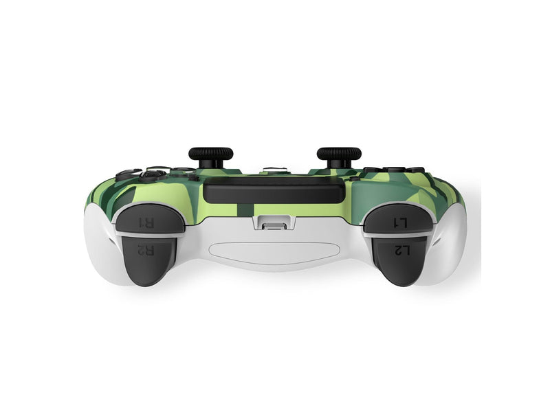 Trade Invaders Wireless Controller for PS4 with 3.5mm jack slot - LED-Green Camo - Wireless Controller - Sony PlayStation 4