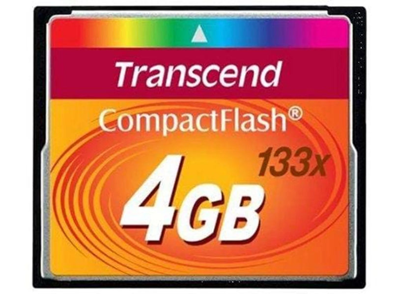 Transcend Compact Flash 133x - 50MB/s - 4GB