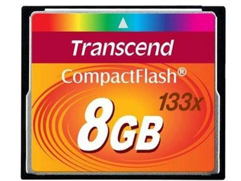 Transcend Compact Flash 133x - 50MB/s - 8GB