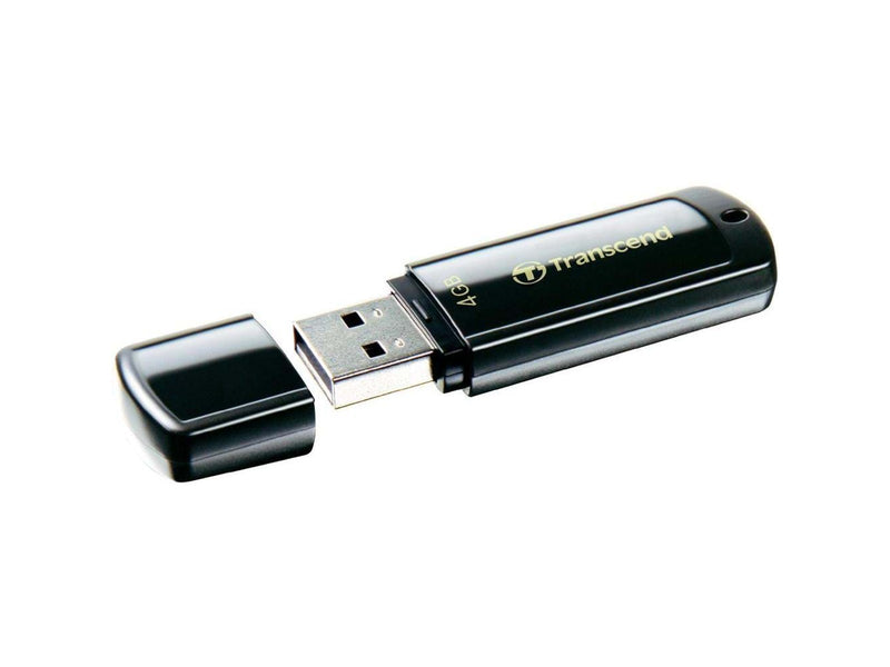 Transcend JetFlash 350 Black - 4GB - 4GB - USB-Stick