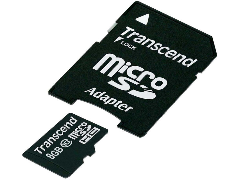 Transcend MicroSDHC/SDHC C10 - 8GB