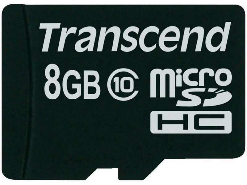 Transcend MicroSDHC/SDHC C10 - 8GB