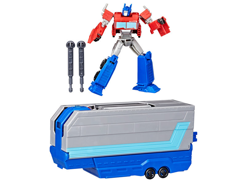 Transformers EarthSpark Optimus Prime Battle-Anhänger 12,5 cm