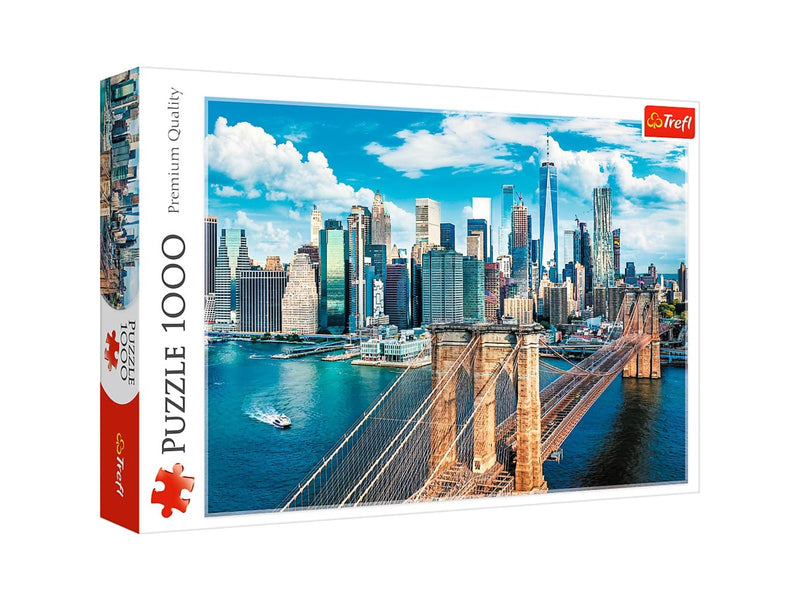 Trefl Puzzle - Brooklyn Bridge New York USA (1000 pieces) 2D Puzzles