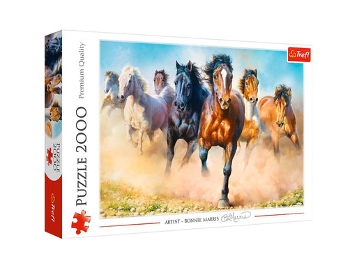 Trefl Puzzle - Galloping herd of horses (2000 pieces) 2D Puzzles