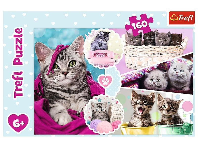 Trefl Puzzle - Lovely kittens (160 pieces) 2D Puzzles