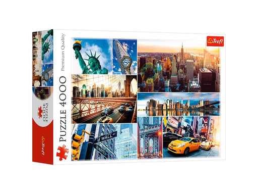 Trefl Puzzle - New York - collage (4000 pieces) 2D Puzzles