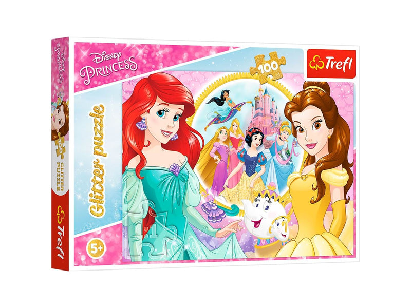 Trefl Puzzle - Princess - Glitter - Memories of Bella and Ariel (100 pieces) 2D Puzzles
