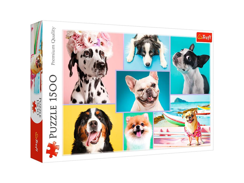 Trefl Puzzle - Puzzles Cute dogs (1500 pieces) 2D Puzzles
