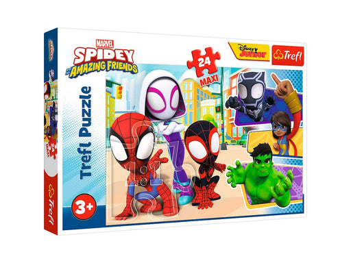 Trefl Puzzle - Spidey and his Amazing Friends - Spidey and his Friends (24 Maxi pieces) 2D Puzzles