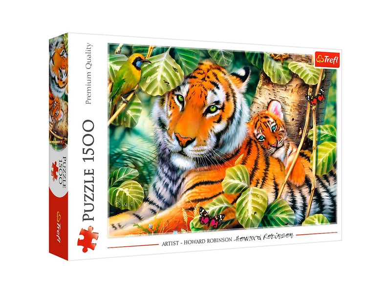 Trefl Puzzle - Two tigers (1500 pieces) 2D Puzzles