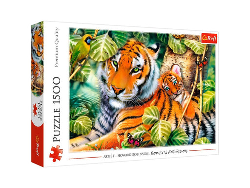 Trefl Puzzle - Two tigers (1500 pieces) 2D Puzzles