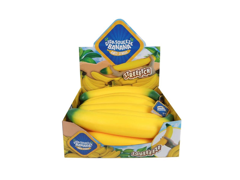 Trend Toys Banana Giant Squeeze 37cm.