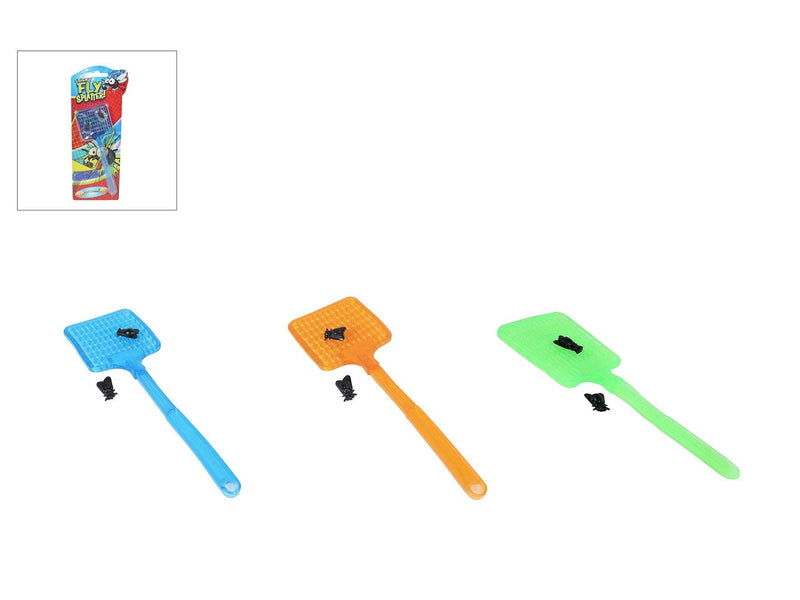 Trend Toys Sticky Fly Swatter W/2 flies 3asst. 24cm.