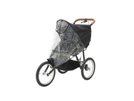 Trille Regenschutz-Jogger mit Öffnung in Top Black *DEMO*
