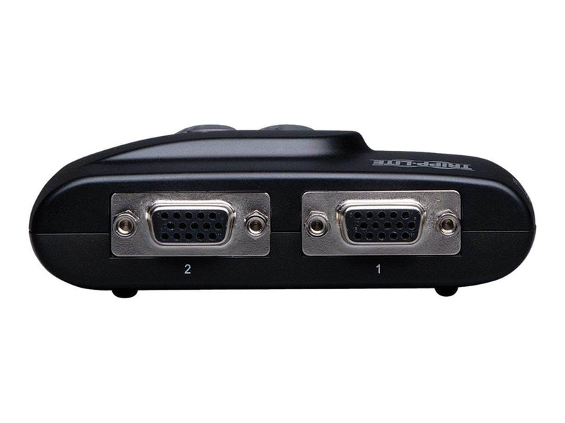 Tripp Lite 2-Port Desktop Compact USB KVM Switch with Audio & Cable Kit - KVM switch - 2 ports