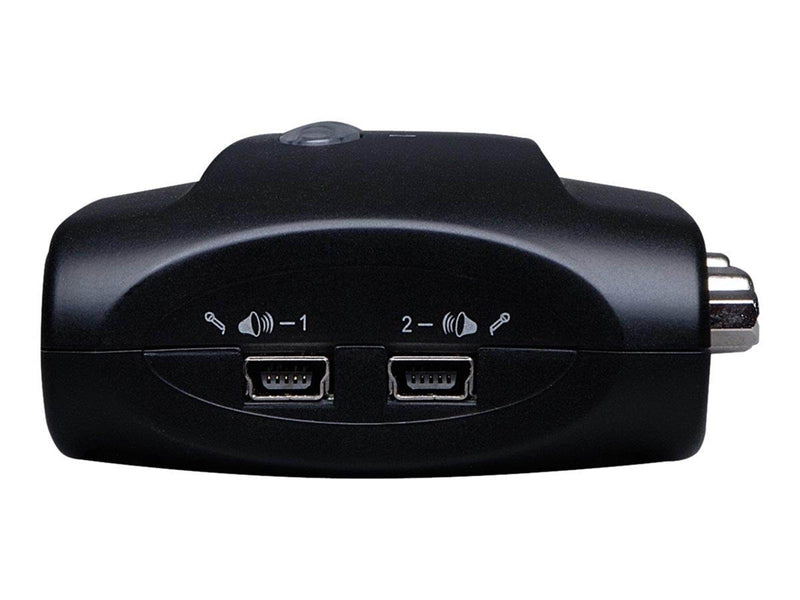 Tripp Lite 2-Port Desktop Compact USB KVM Switch with Audio & Cable Kit - KVM switch - 2 ports