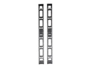 Tripp Lite 42U Rack Enclosure Server Cabinet Vertical Cable Management Bars - rack cable management panel