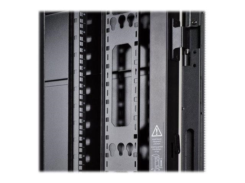 Tripp Lite 42U Rack Enclosure Server Cabinet Vertical Cable Management Bars - rack cable management panel