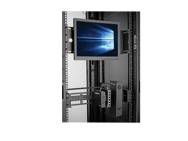 Tripp Lite Adjustable Rack-Mount DIN Rail Kit - Top Hat Mini Top Hat and G-Style Rails - DIN rail mounting kit - 2U