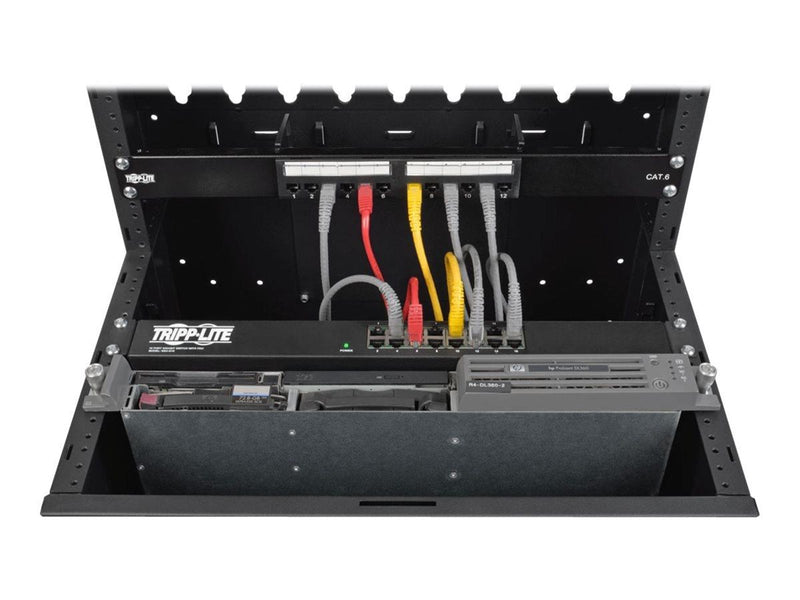 Tripp Lite Eaton  Series 12U Wallmount Low Profile Vertical Rack Enclosure Server Cabinet