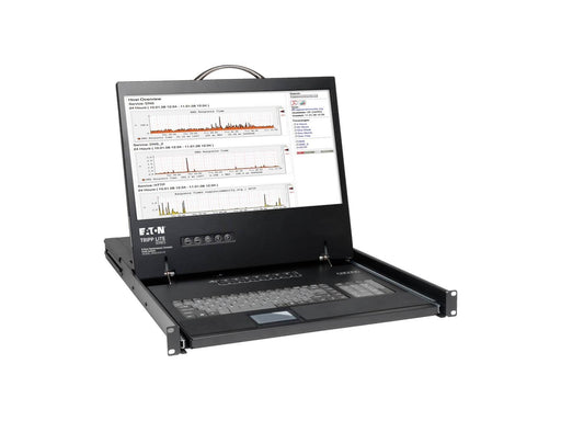 Tripp Lite Eaton  Series 8-Port Rack Console VGA KVM Switch w/ 19" LCD 1U TAA