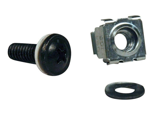 Tripp Lite Rack Enclosure Square Hole Hardware M5 Screws & Washers 50PC - rack screws nuts and washers
