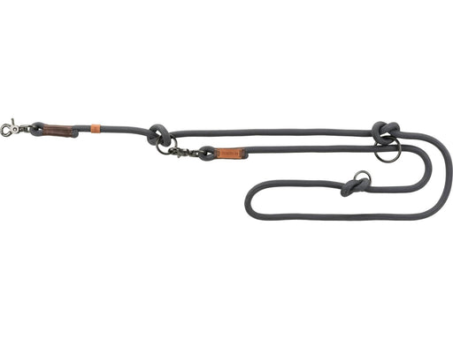 Trixie BE NORDIC Adjustable Leash Grey/Brown S–M 8mm 2M