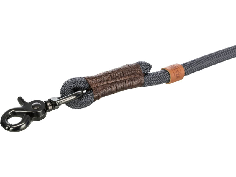 Trixie BE NORDIC Adjustable Leash Grey/Brown S–M 8mm 2M